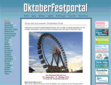 Tablet Screenshot of oktoberfestportal.de